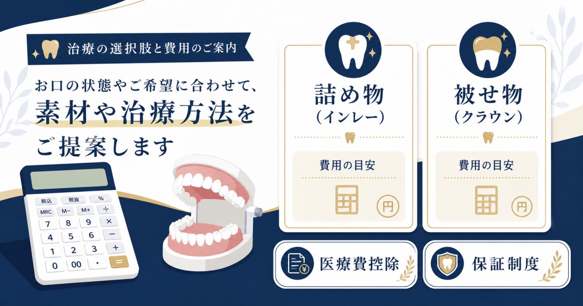 奥歯の銀歯とセラミックの主な違いと構造的特性